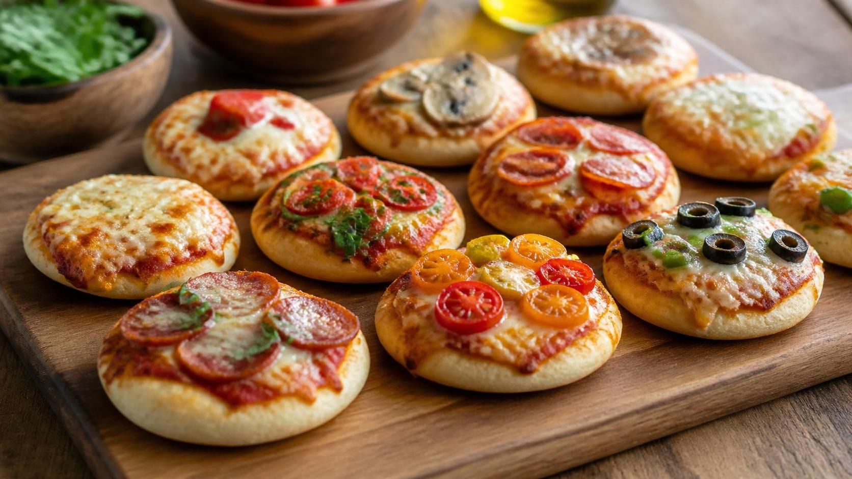 découvrez nos recettes irrésistibles de mini pizzas, parfaites pour un apéritif convivial à partager entre amis ou en famille.