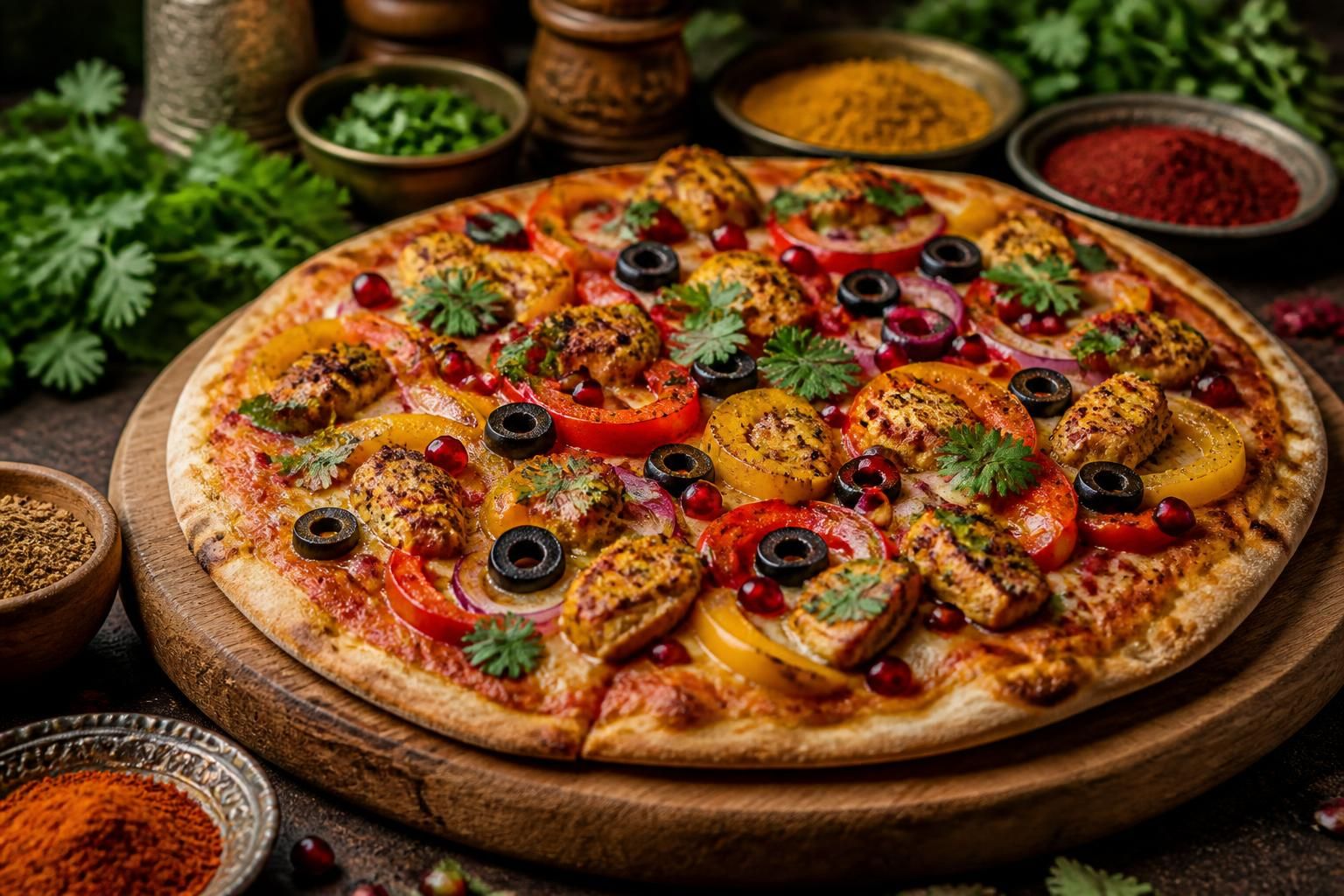 découvrez 'délices d'orient', une pizza unique aux saveurs envoûtantes qui mêle tradition et originalité pour un voyage gustatif inoubliable.