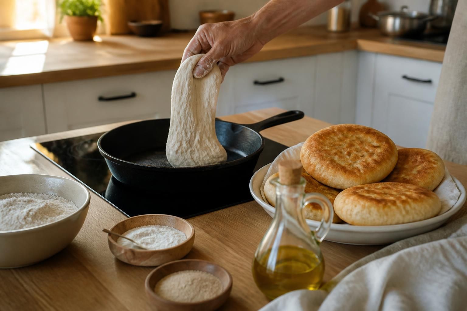 découvrez comment préparer facilement des pains maison à la poêle pour des délices rapides et savoureux, parfaits à tout moment de la journée.