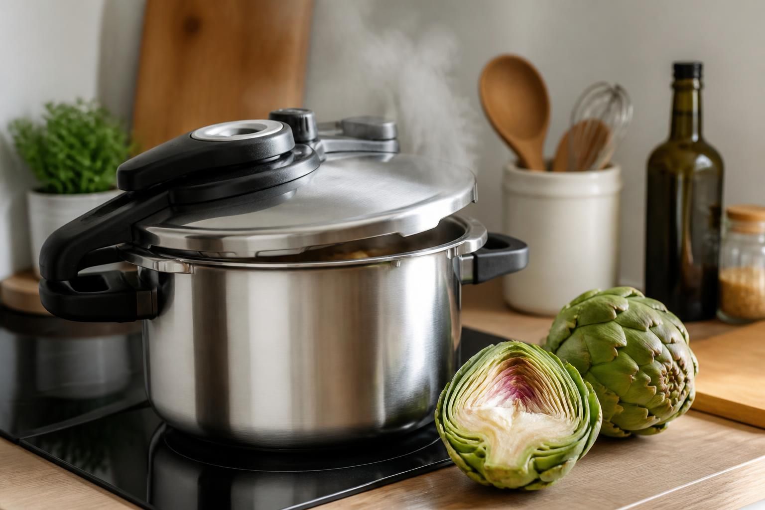 découvrez en un clin d'œil comment cuire parfaitement vos artichauts à la cocotte-minute grâce à notre guide rapide et facile.