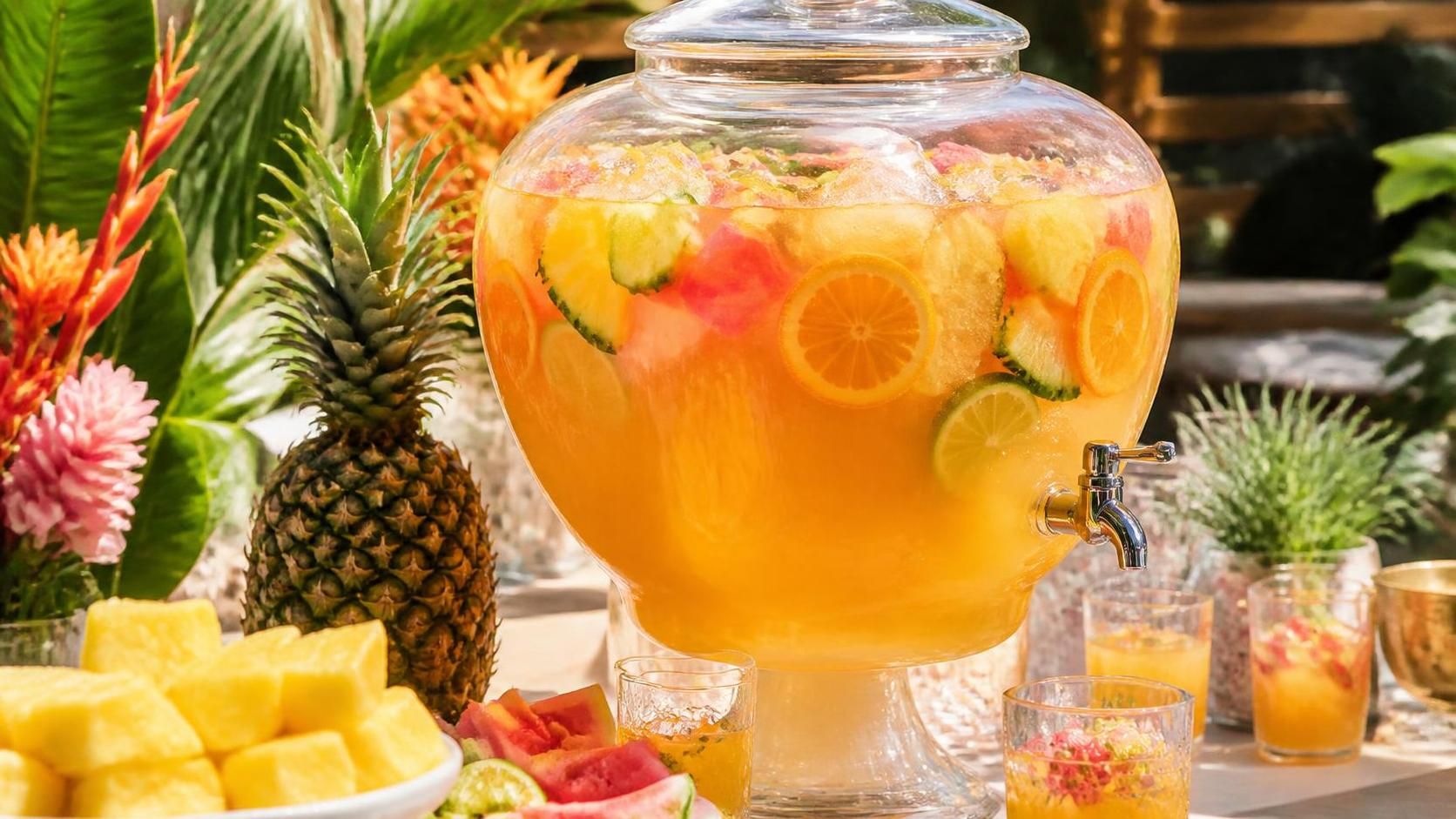 découvrez une recette simple et rapide de punch, idéale pour régaler 30 convives lors de vos fêtes et événements.