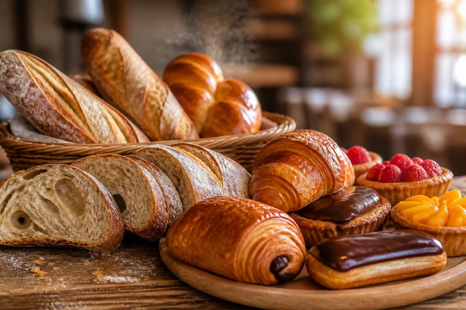 découvrez nos délices de pain fraîchement préparés et nos gourmandises irrésistibles pour une expérience gourmande unique.