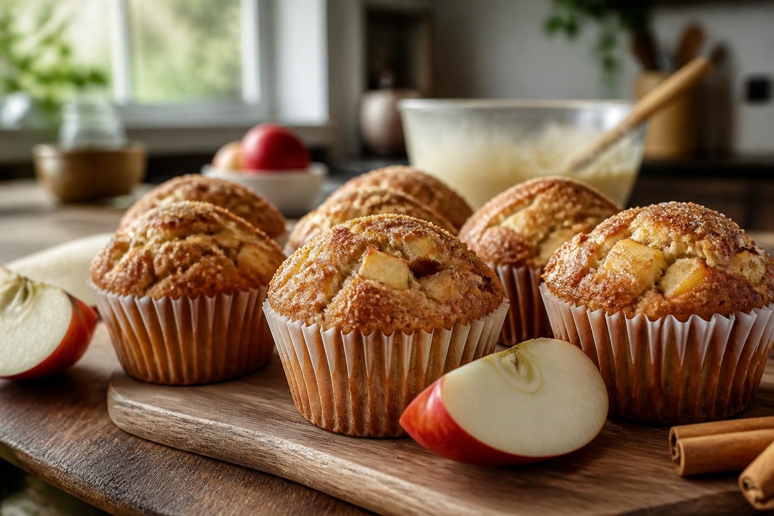 découvrez la recette gourmande des muffins aux pommes de cyril lignac, faciles à préparer et parfaits pour un goûter savoureux.