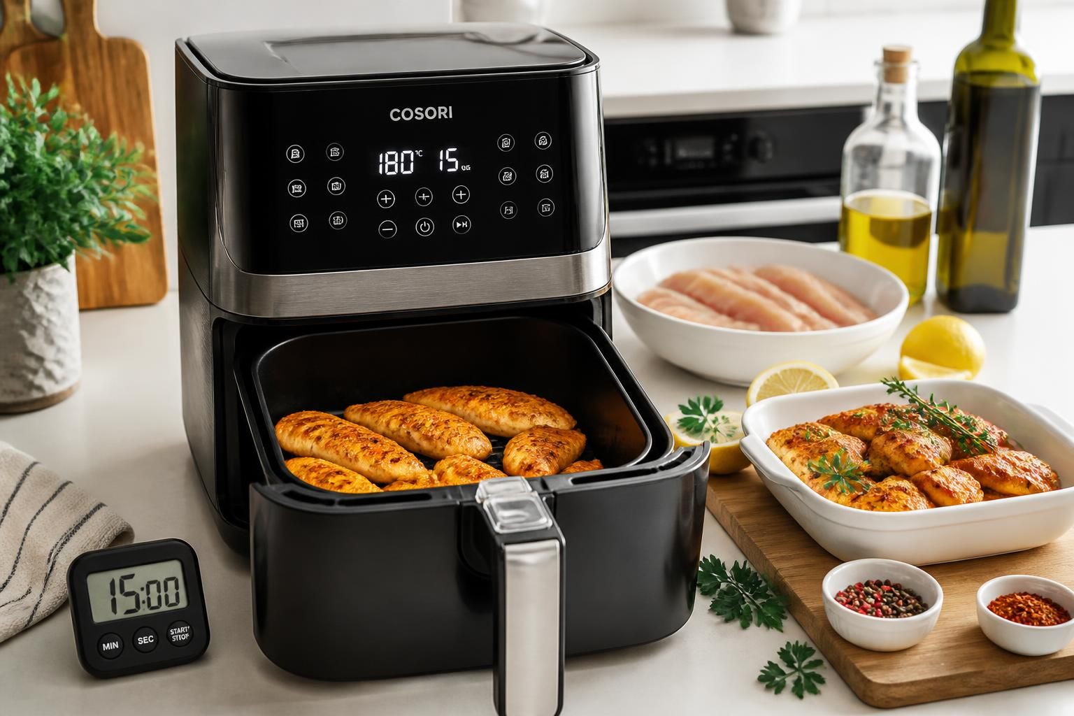 découvrez le guide pratique pour réussir la cuisson parfaite des aiguillettes de poulet à l'airfryer. astuces et temps de cuisson idéaux pour un résultat croustillant et savoureux.