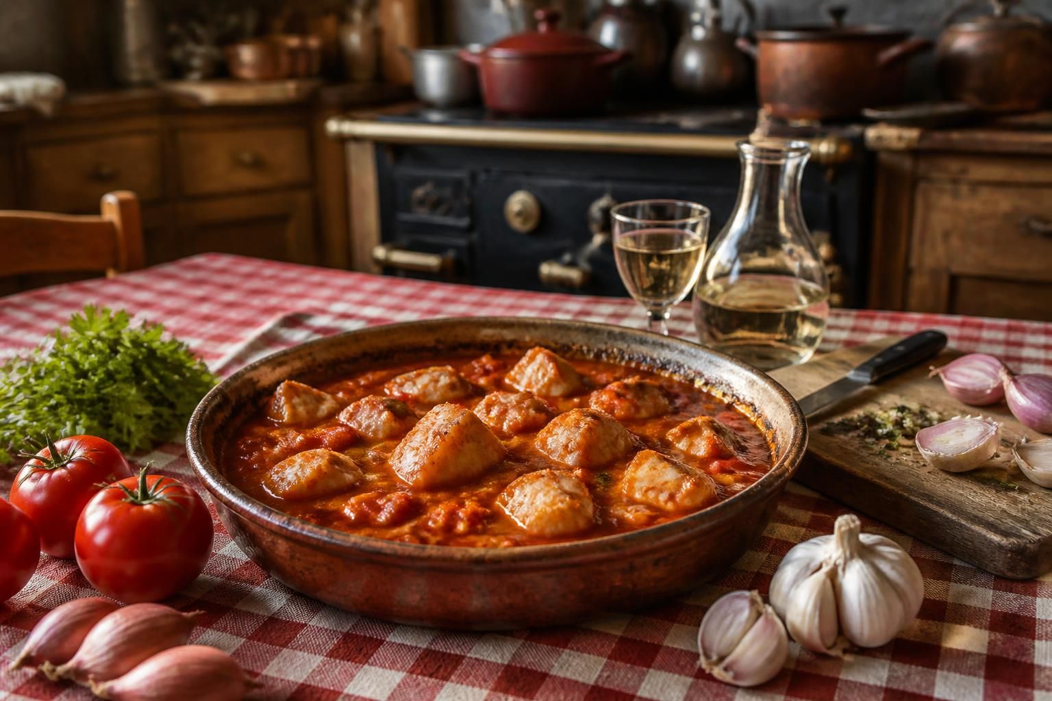 découvrez la recette traditionnelle de grand-mère pour préparer une délicieuse lotte à l'armoricaine, un plat savoureux et authentique de la cuisine française.