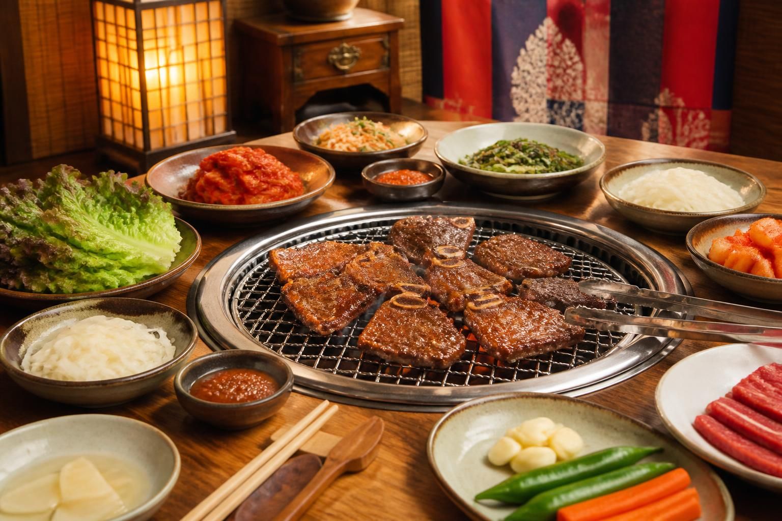 découvrez shinla galbi, une expérience authentique de barbecue coréen qui vous transporte au cœur des saveurs traditionnelles. voyage culinaire garanti !