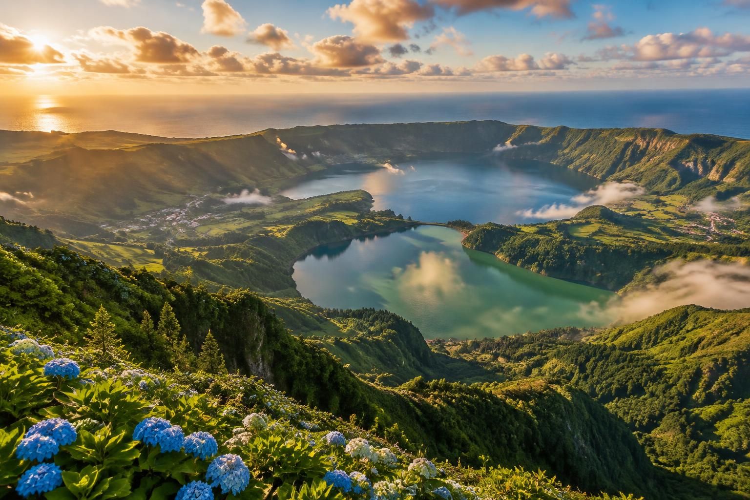 découvrez les açores, un archipel volcanique au cœur de l’atlantique : lacs de cratère, paysages sauvages et villages authentiques vous attendent.