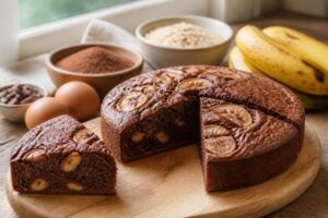 Délicieux gâteau au chocolat et banane sans une once de beurre : la recette santé et gourmande