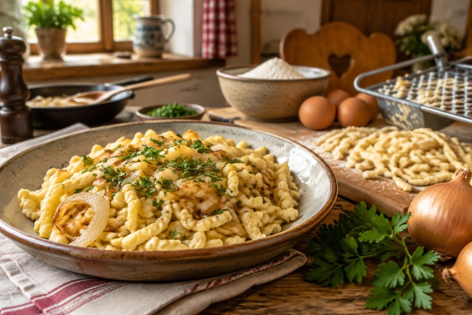 découvrez les spätzle, délicieuses pâtes maison d’alsace et d’allemagne : leur histoire, leur préparation traditionnelle et des idées pour les savourer.